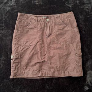 🤎🌿Brown Cargo mini skirt